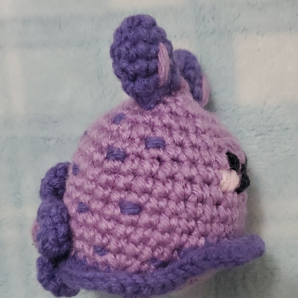 HANDMADE PUPLE SEA BUNNY - Picture 4 of 7